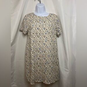 Olivaceous Ditsy Floral Print babydoll Dress, size S, Cottagecore feminine Fairy